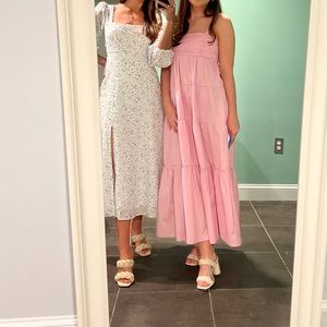 Zara Tiered Poplin Dress